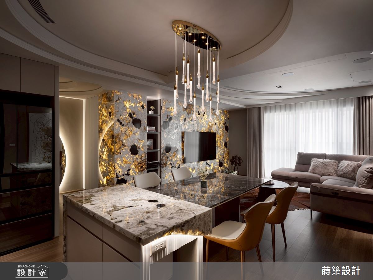 55坪新成屋(5年以下)＿現代風客廳餐廳中島案例圖片＿蒔築設計有限公司＿蒔築_62之14