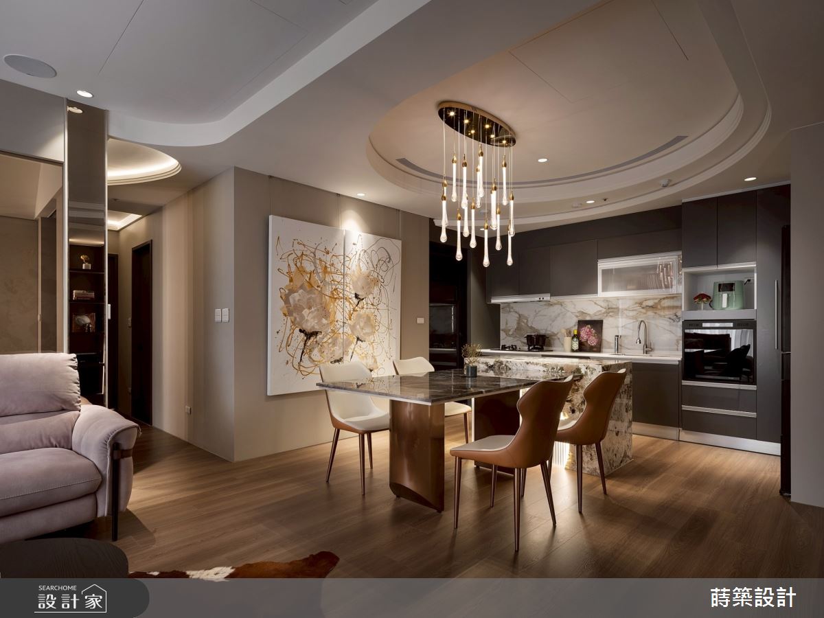 55坪新成屋(5年以下)＿現代風餐廳廚房中島案例圖片＿蒔築設計有限公司＿蒔築_62之8