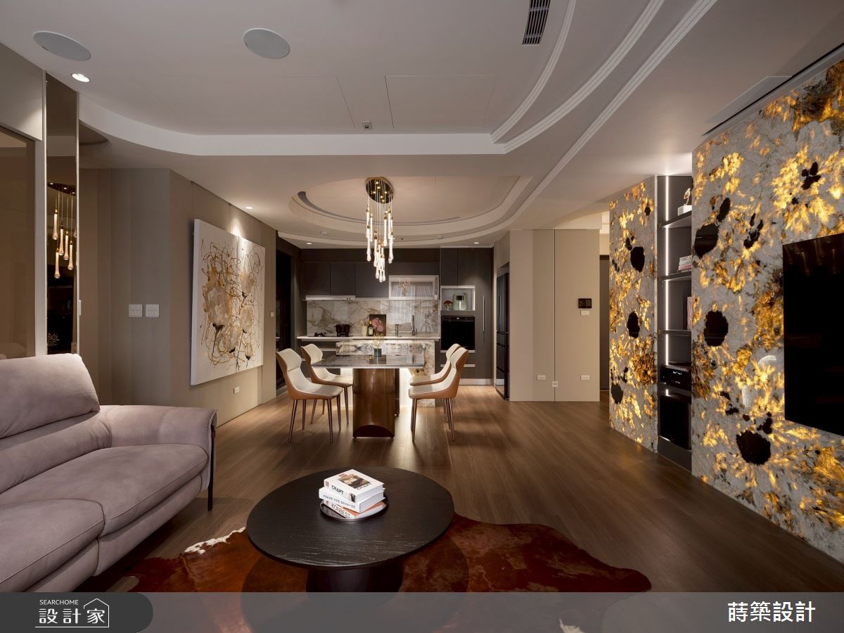 55坪新成屋(5年以下)＿現代風客廳餐廳廚房中島案例圖片＿蒔築設計有限公司＿蒔築_62之10