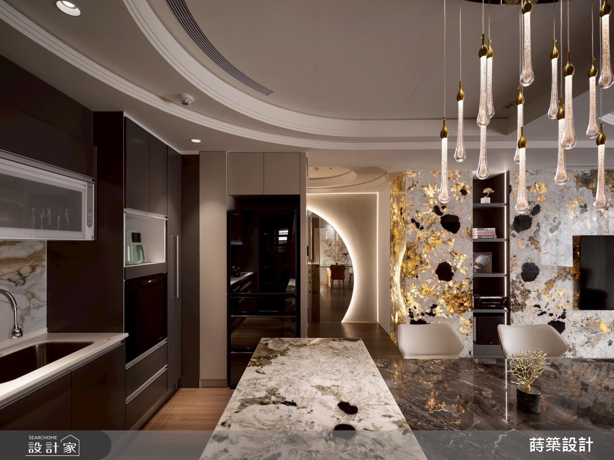 55坪新成屋(5年以下)＿現代風餐廳廚房中島案例圖片＿蒔築設計有限公司＿蒔築_62之13