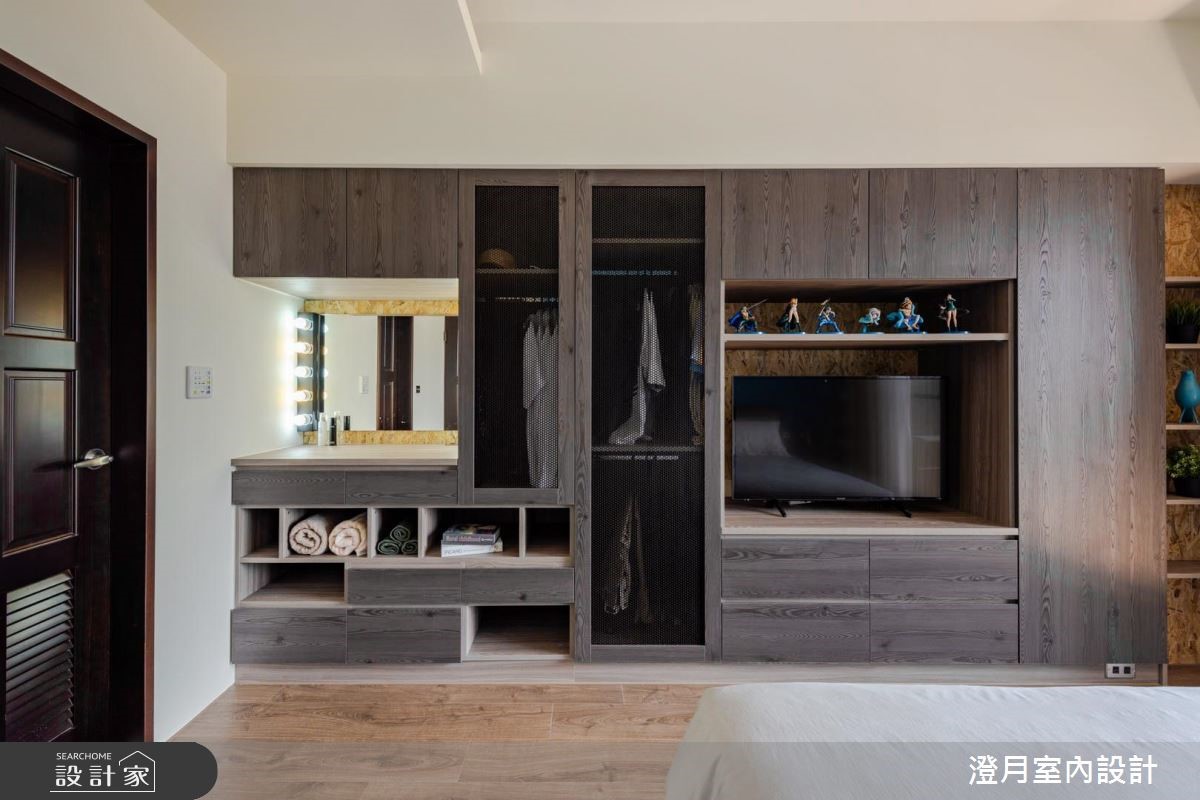 25坪新成屋(5年以下)＿工業風臥室案例圖片＿澄月室內設計＿澄月_01之7
