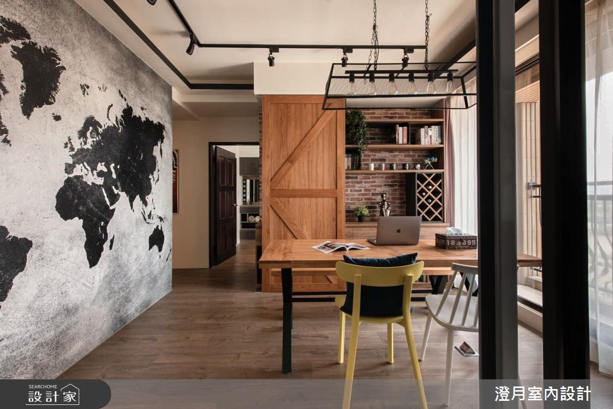 25坪新成屋(5年以下)＿工業風餐廳案例圖片＿澄月室內設計＿澄月_01之4
