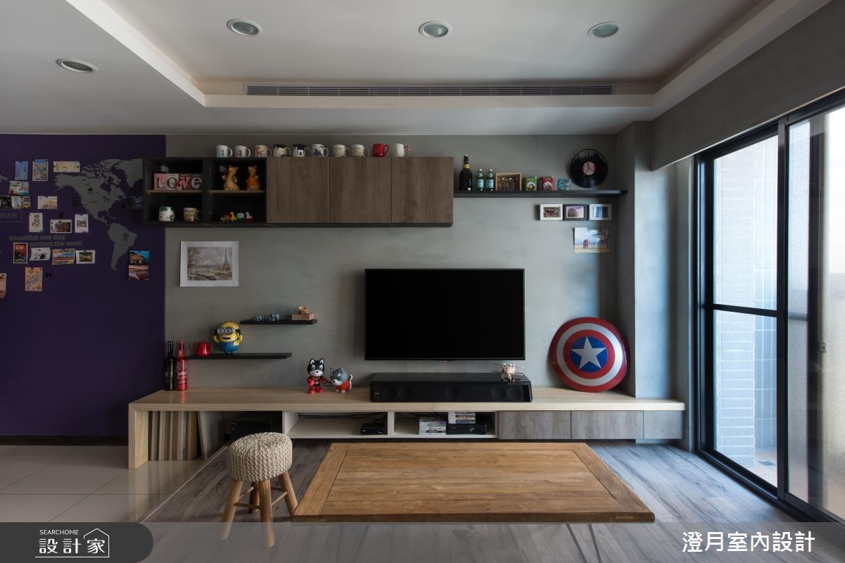 22坪新成屋(5年以下)＿工業風客廳案例圖片＿澄月室內設計＿澄月_03之7