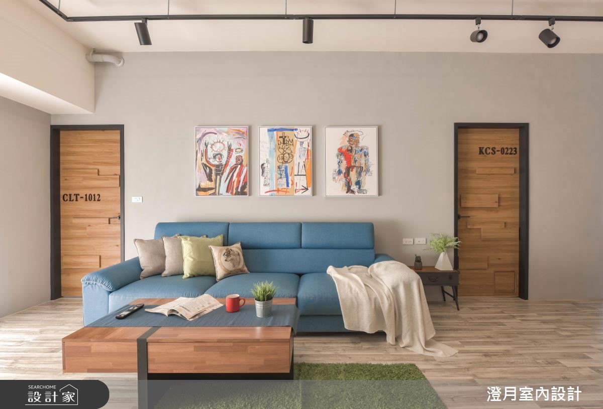 25坪新成屋(5年以下)＿工業風客廳案例圖片＿澄月室內設計＿澄月_05之9