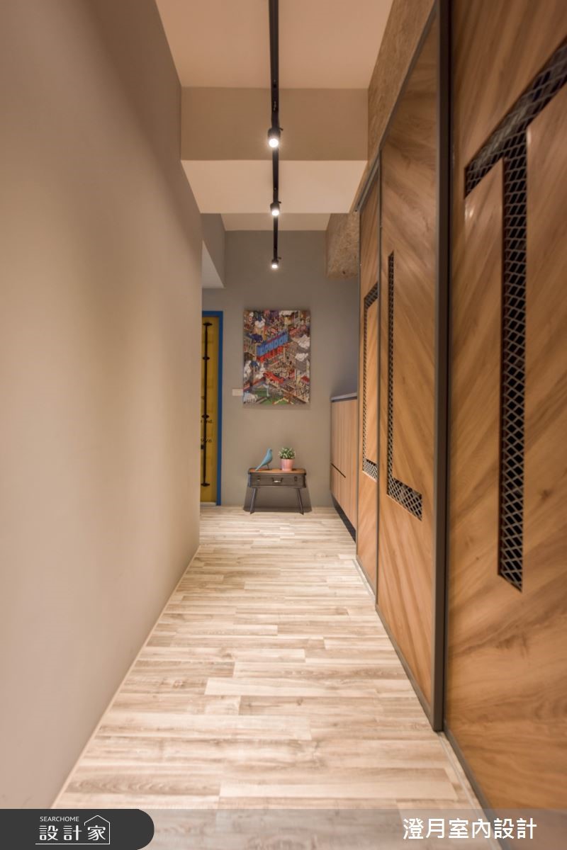 25坪新成屋(5年以下)＿工業風玄關案例圖片＿澄月室內設計＿澄月_05之2