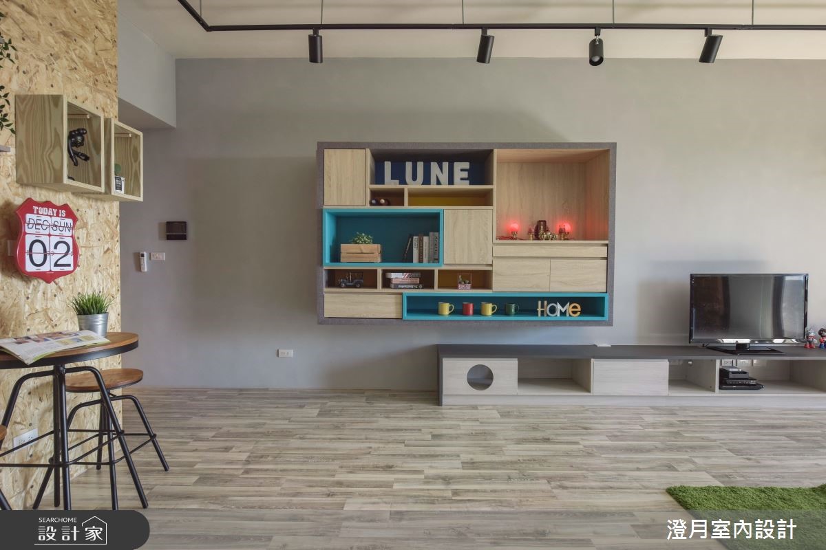 25坪新成屋(5年以下)＿工業風客廳佛堂案例圖片＿澄月室內設計＿澄月_05之5