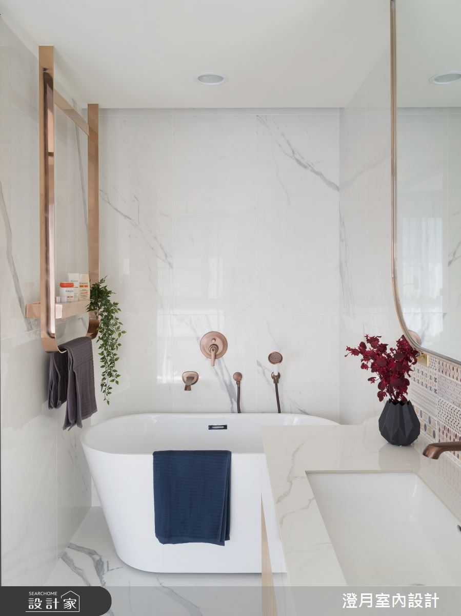 40坪新成屋(5年以下)＿混搭風浴室案例圖片＿澄月室內設計＿澄月_08之16