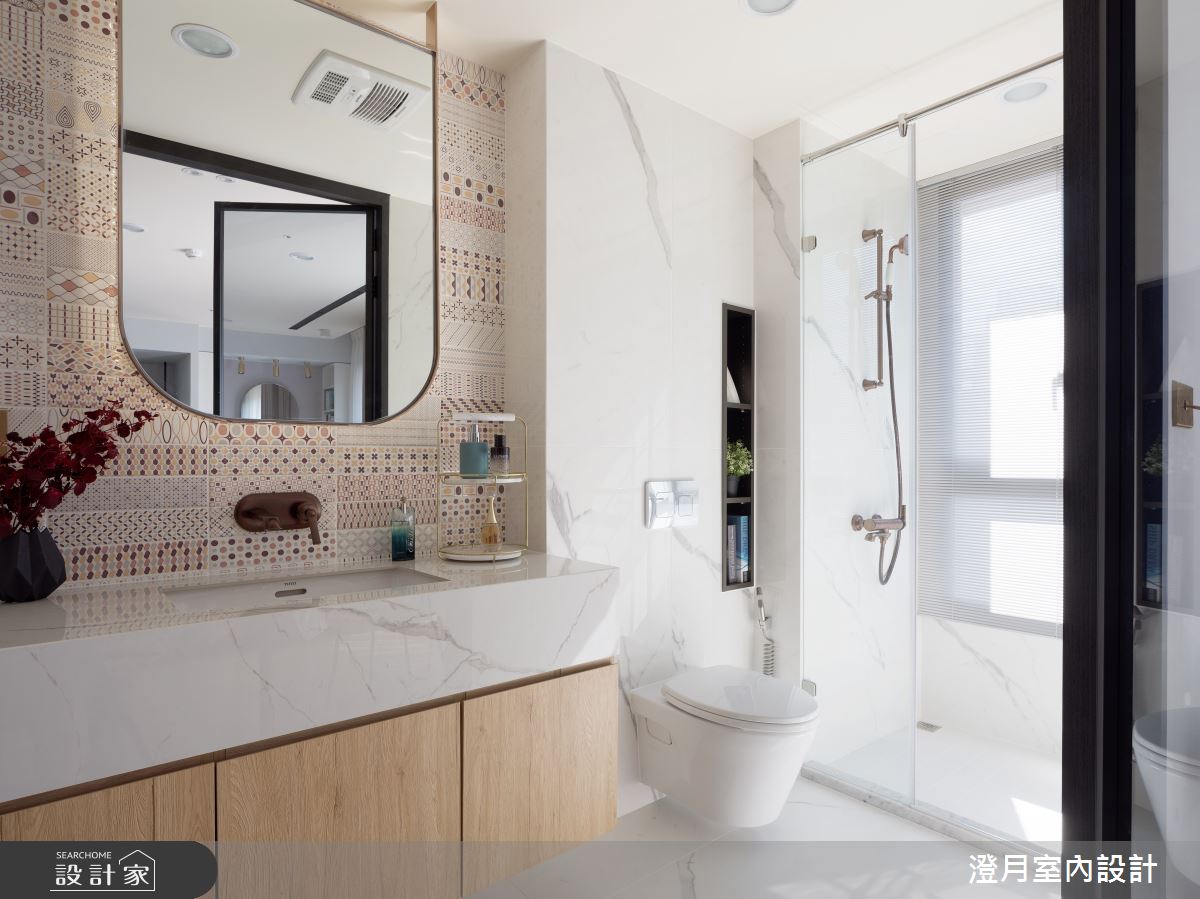40坪新成屋(5年以下)＿混搭風浴室案例圖片＿澄月室內設計＿澄月_08之14