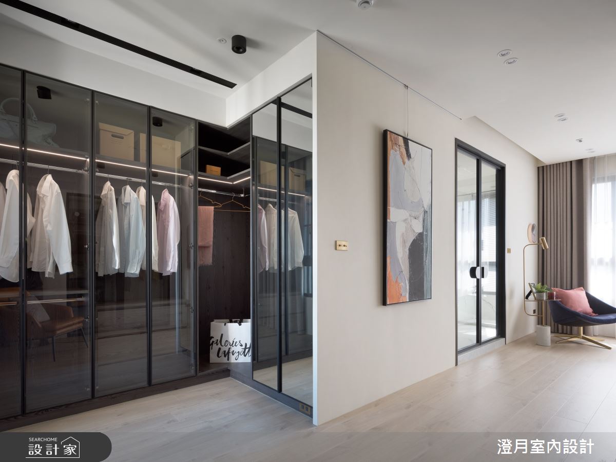 40坪新成屋(5年以下)＿混搭風更衣間案例圖片＿澄月室內設計＿澄月_08之11