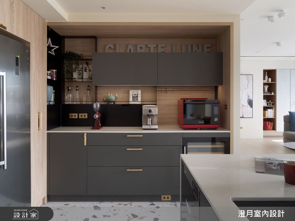 40坪新成屋(5年以下)＿混搭風廚房案例圖片＿澄月室內設計＿澄月_08之7
