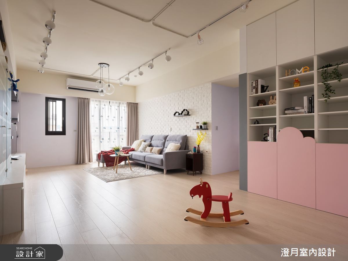 30坪新成屋(5年以下)＿北歐風客廳案例圖片＿澄月室內設計＿澄月_09之2
