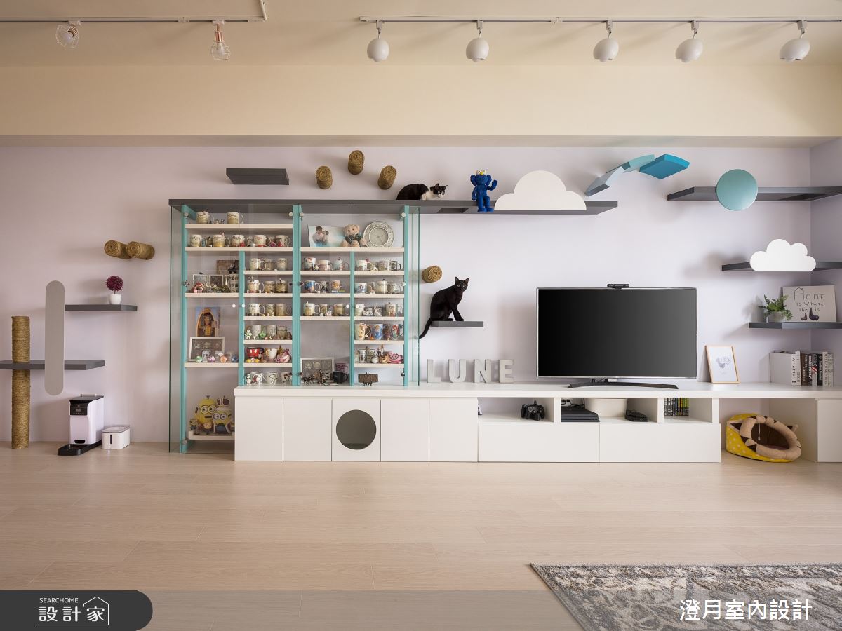 30坪新成屋(5年以下)＿北歐風客廳案例圖片＿澄月室內設計＿澄月_09之4