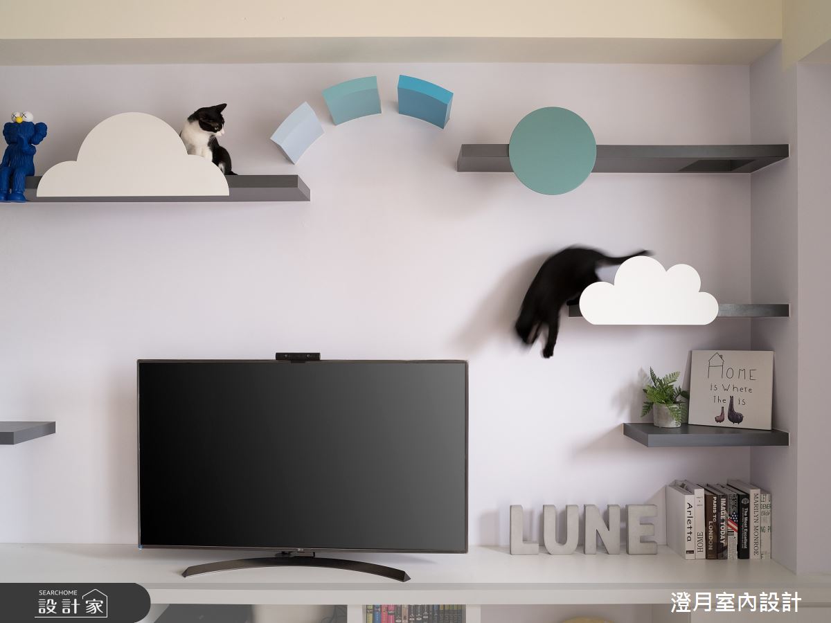 30坪新成屋(5年以下)＿北歐風客廳案例圖片＿澄月室內設計＿澄月_09之5