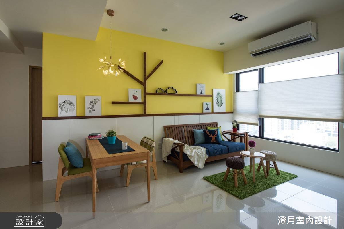20坪新成屋(5年以下)＿北歐風客廳餐廳案例圖片＿澄月室內設計＿澄月_11之7