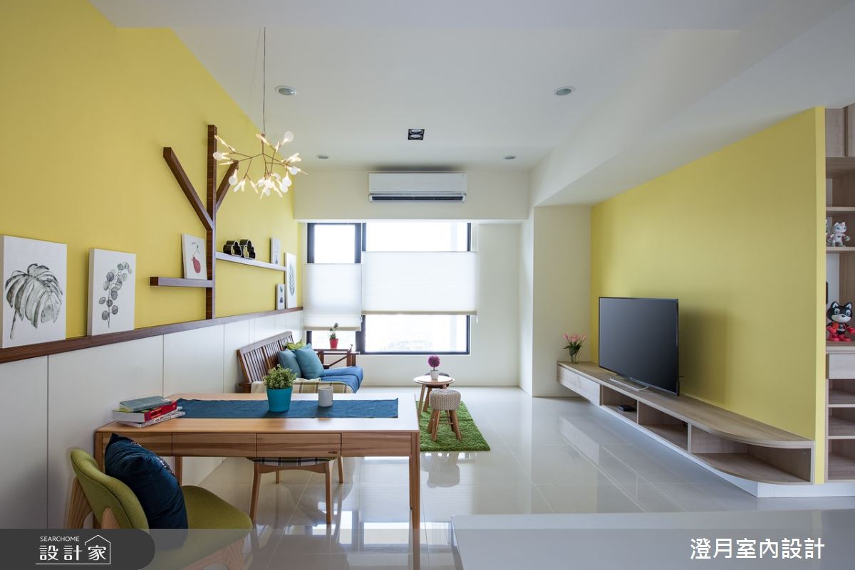 20坪新成屋(5年以下)＿北歐風客廳餐廳案例圖片＿澄月室內設計＿澄月_11之6