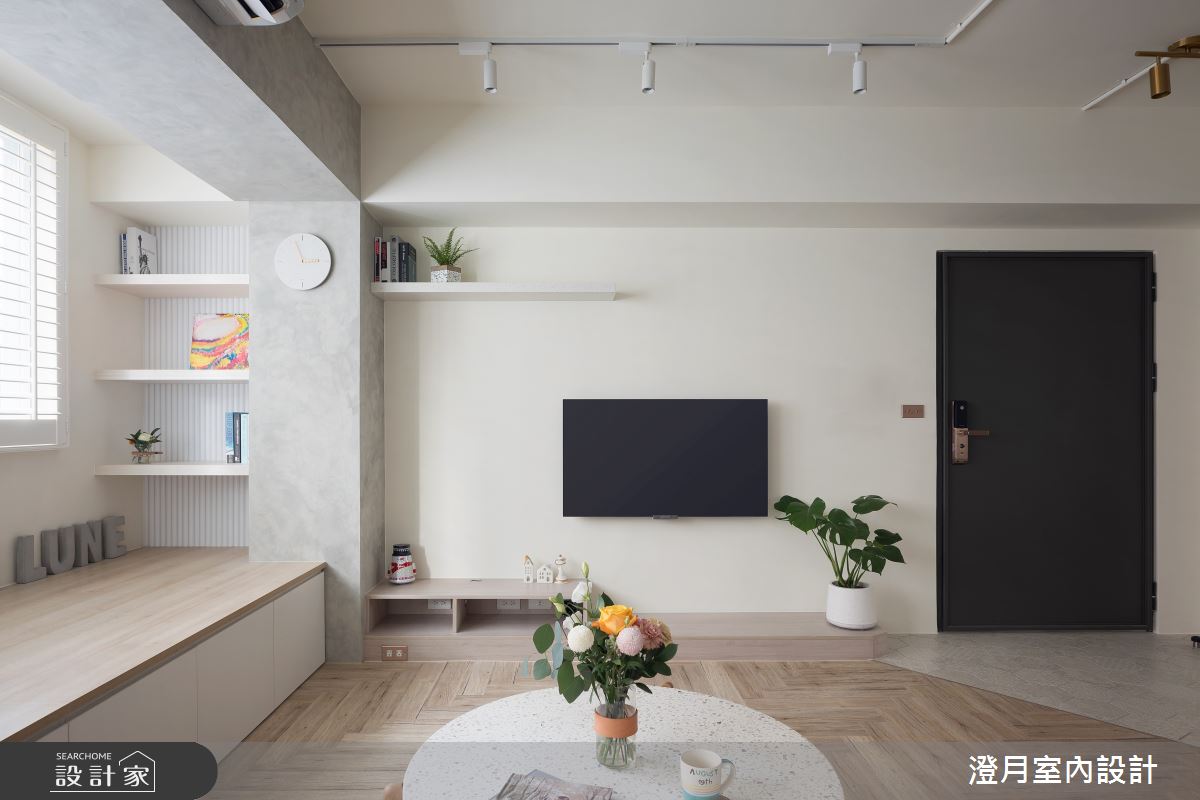 35坪老屋(16~30年)＿北歐風客廳臥榻案例圖片＿澄月室內設計＿澄月_13之2
