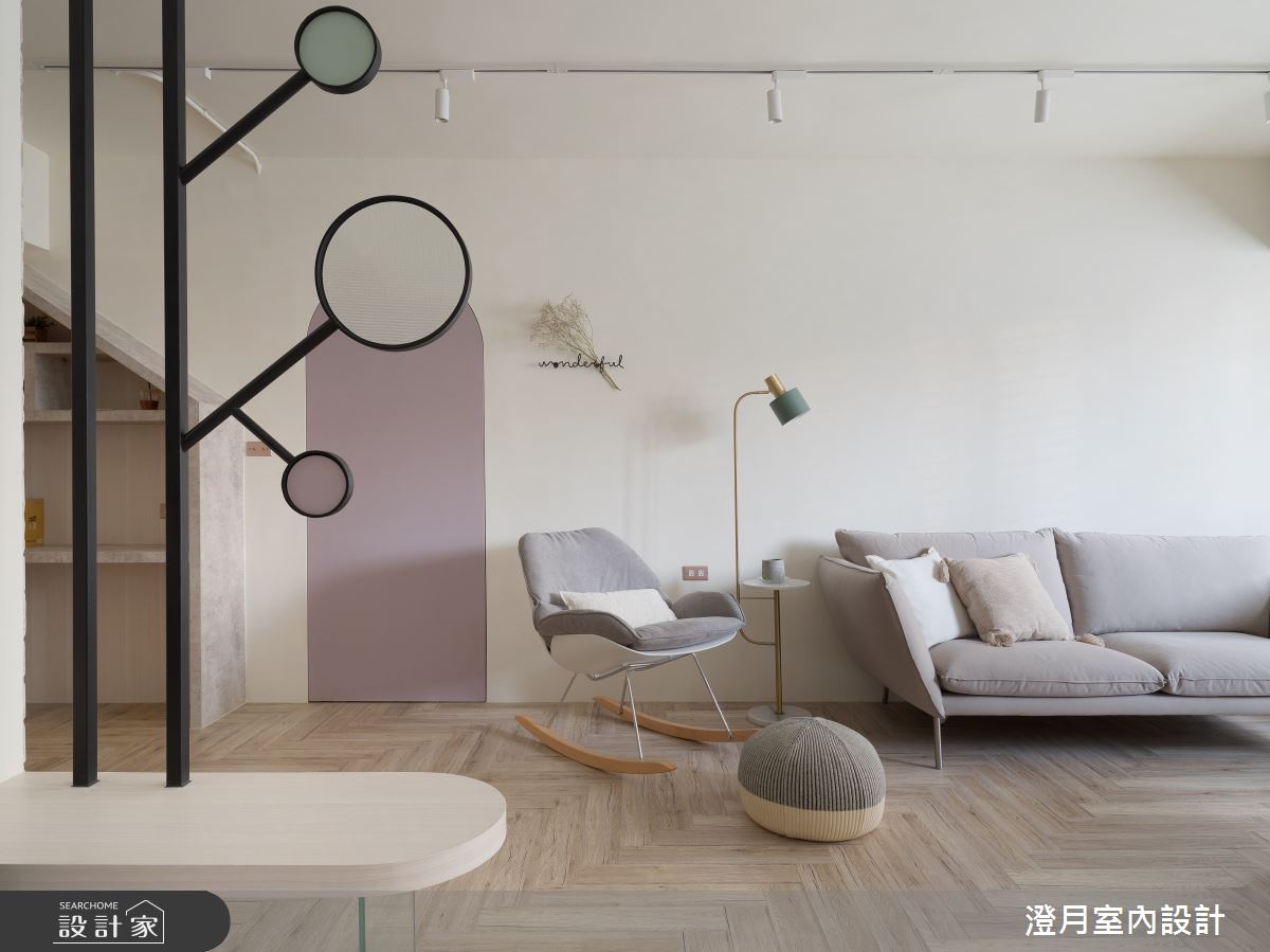 35坪老屋(16~30年)＿北歐風客廳案例圖片＿澄月室內設計＿澄月_13之4