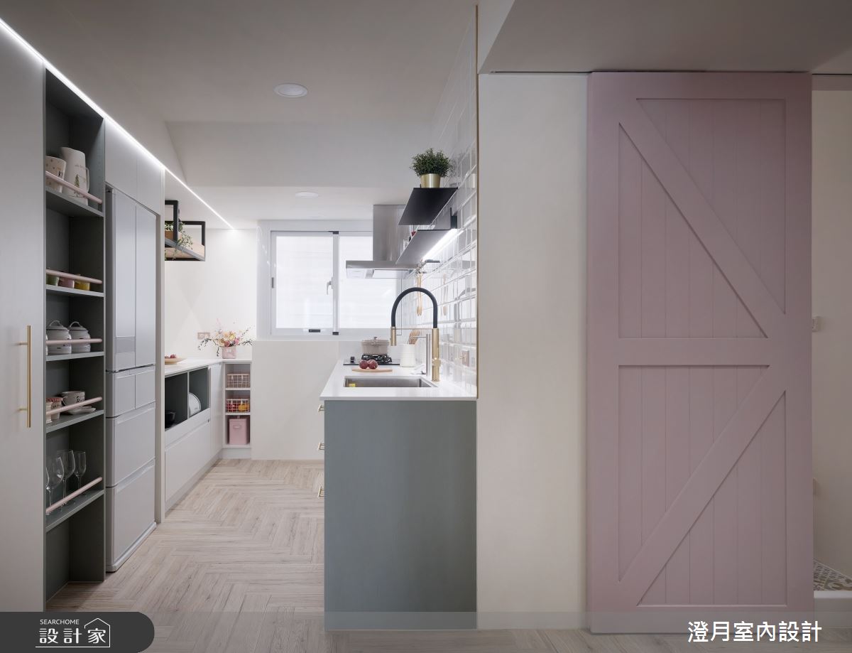 35坪老屋(16~30年)＿北歐風廚房案例圖片＿澄月室內設計＿澄月_13之10