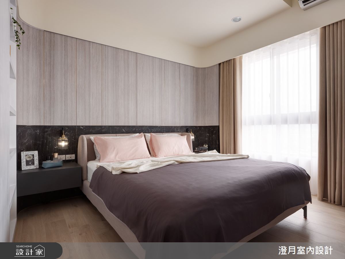 40坪新成屋(5年以下)＿現代風臥室案例圖片＿澄月室內設計＿澄月_14之7