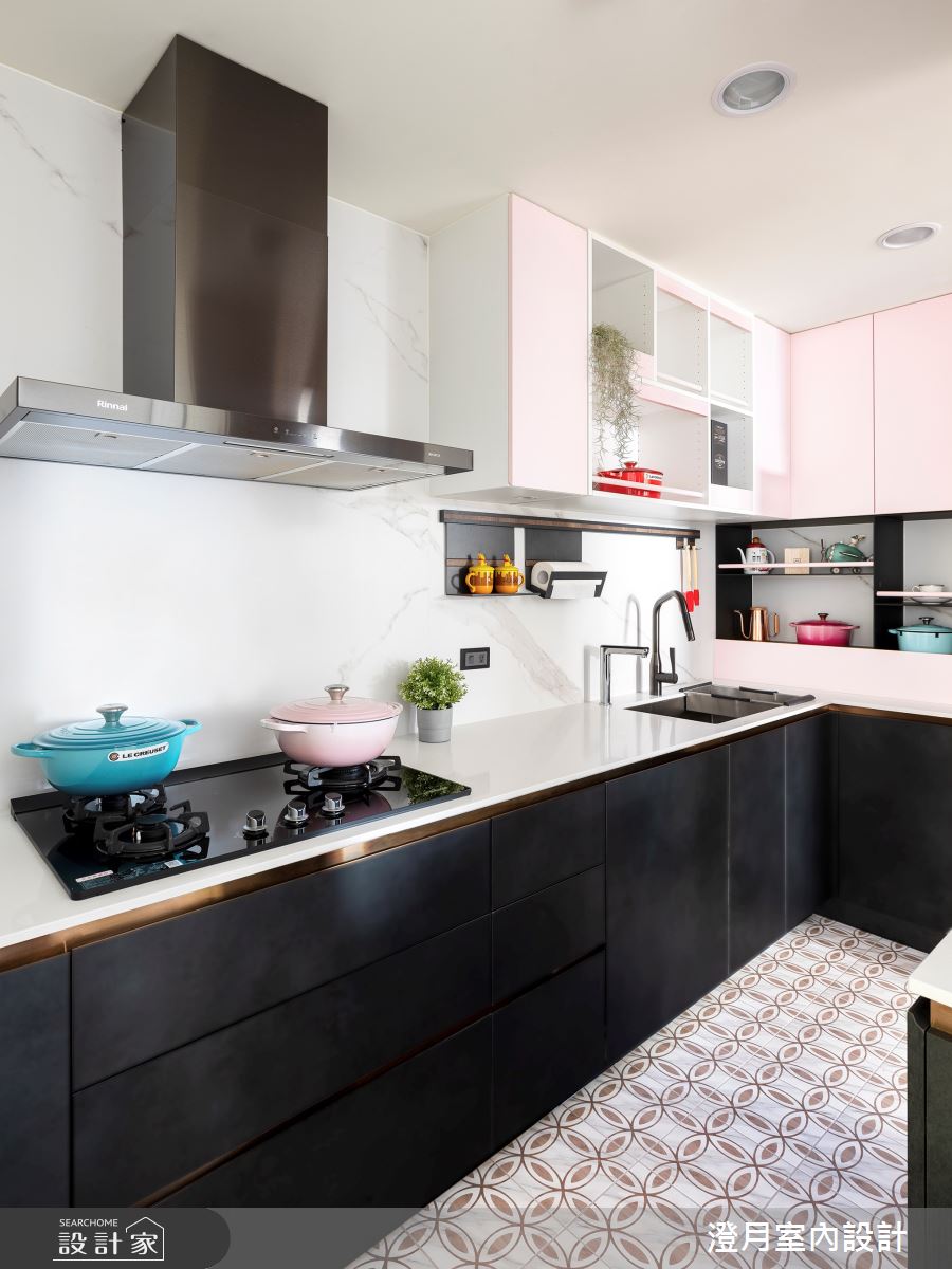 40坪新成屋(5年以下)＿現代風廚房案例圖片＿澄月室內設計＿澄月_14之4