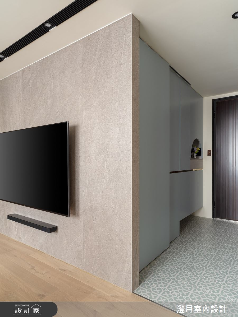 40坪新成屋(5年以下)＿現代風玄關客廳案例圖片＿澄月室內設計＿澄月_14之1