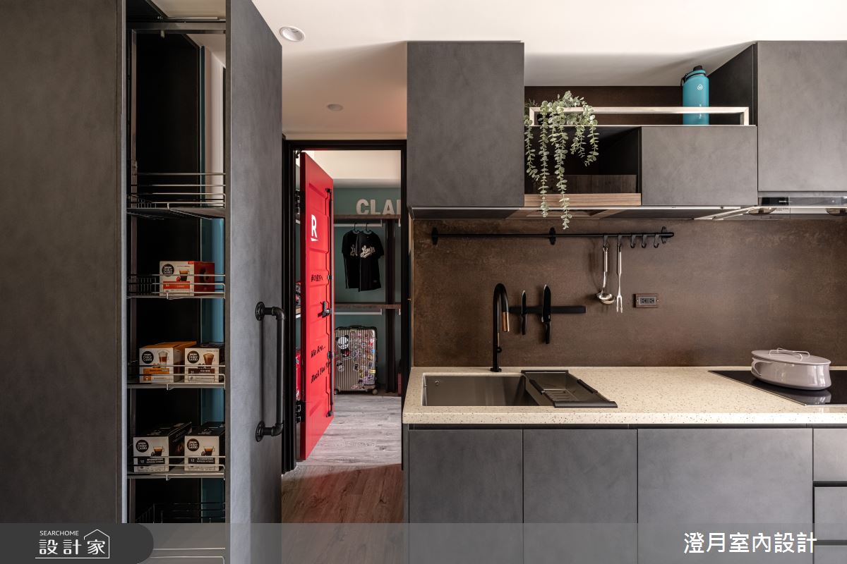 13坪預售屋＿工業風廚房案例圖片＿澄月室內設計＿澄月_15之13