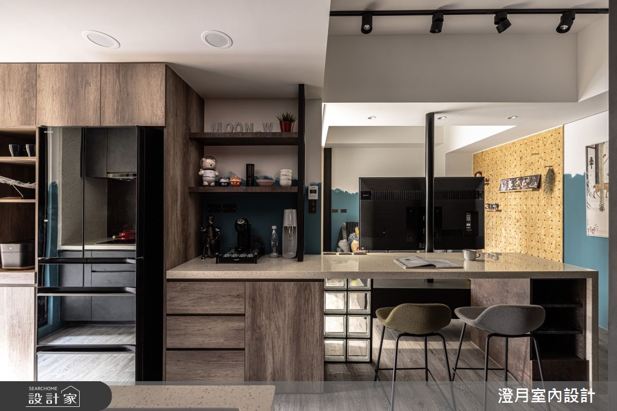13坪預售屋＿工業風廚房案例圖片＿澄月室內設計＿澄月_15之9