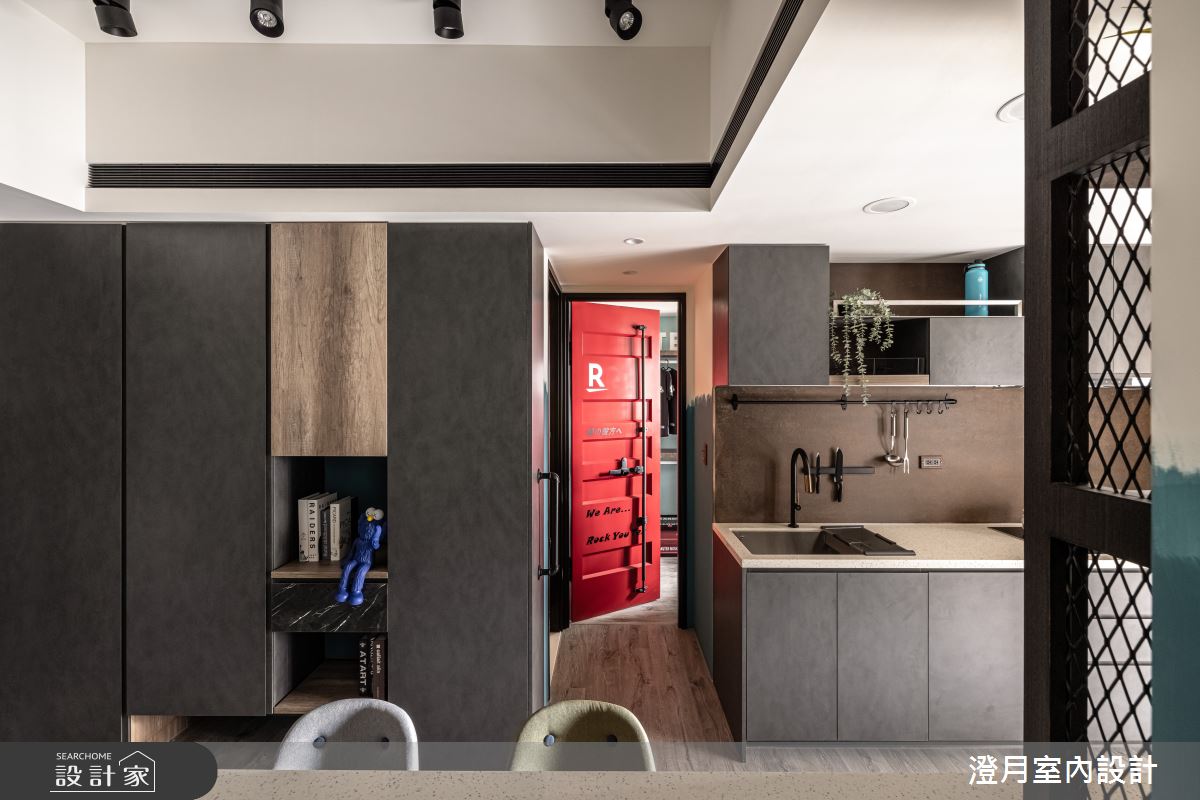 13坪預售屋＿工業風廚房案例圖片＿澄月室內設計＿澄月_15之14