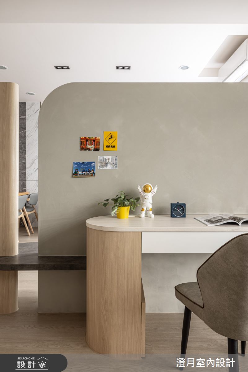 20坪新成屋(5年以下)＿現代風書房案例圖片＿澄月室內設計＿澄月_16之18