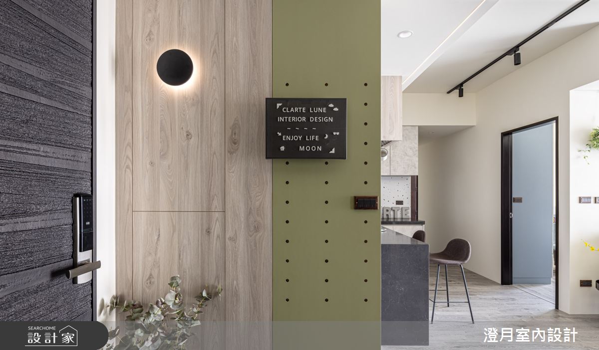 18坪新成屋(5年以下)＿工業風玄關吧檯案例圖片＿澄月室內設計＿澄月_17之2