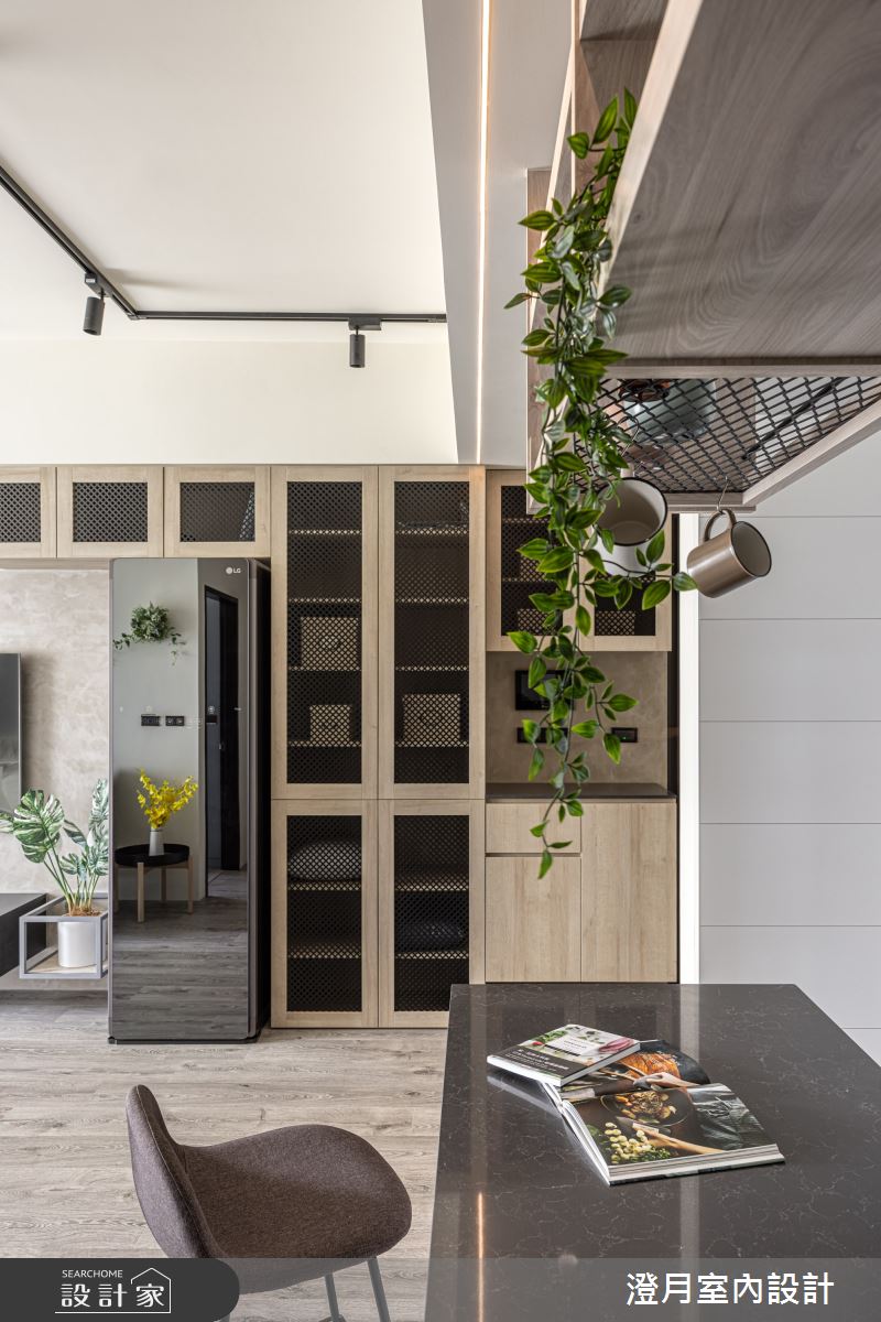 18坪新成屋(5年以下)＿工業風客廳吧檯案例圖片＿澄月室內設計＿澄月_17之10