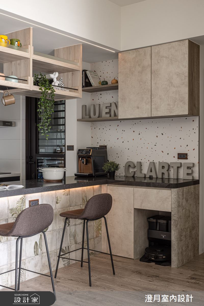 18坪新成屋(5年以下)＿工業風廚房吧檯案例圖片＿澄月室內設計＿澄月_17之17