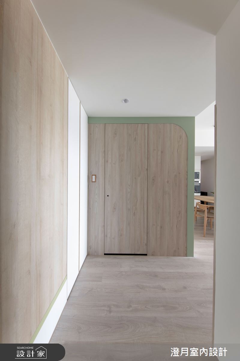15坪新成屋(5年以下)＿北歐風玄關案例圖片＿澄月室內設計＿澄月_18之2