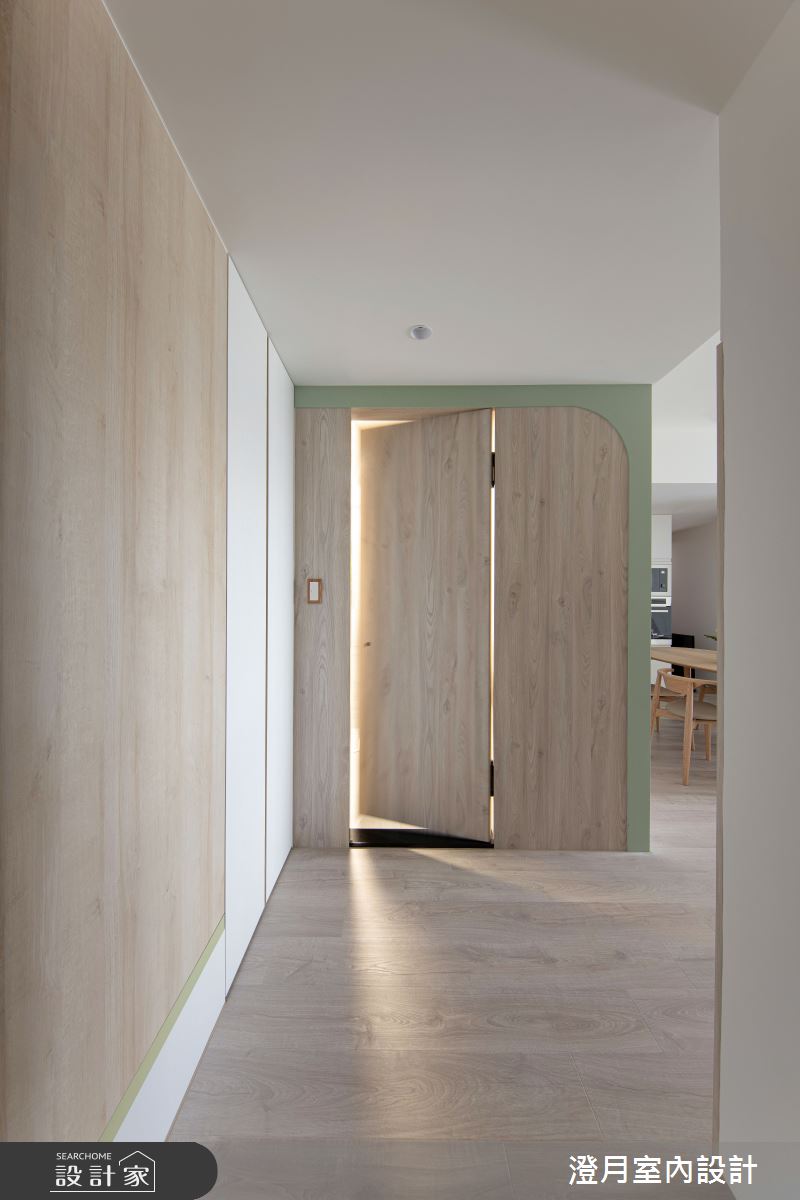 15坪新成屋(5年以下)＿北歐風玄關案例圖片＿澄月室內設計＿澄月_18之3