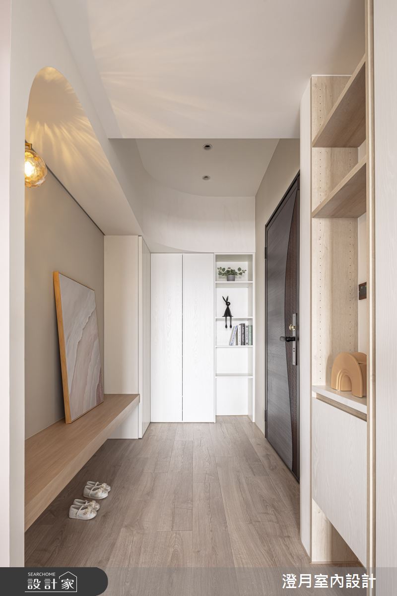 30坪毛胚屋＿北歐風玄關案例圖片＿澄月室內設計＿澄月_20之3