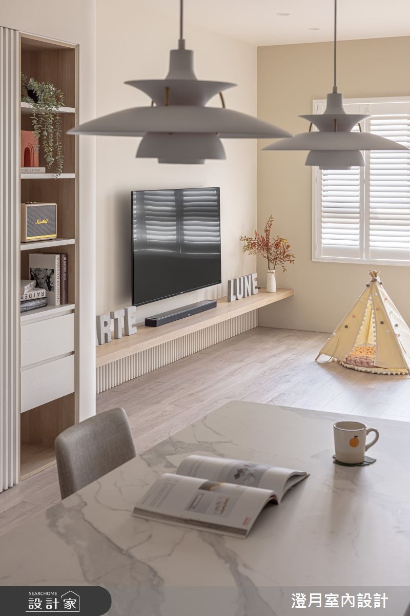 30坪毛胚屋＿北歐風客廳餐廳案例圖片＿澄月室內設計＿澄月_20之10