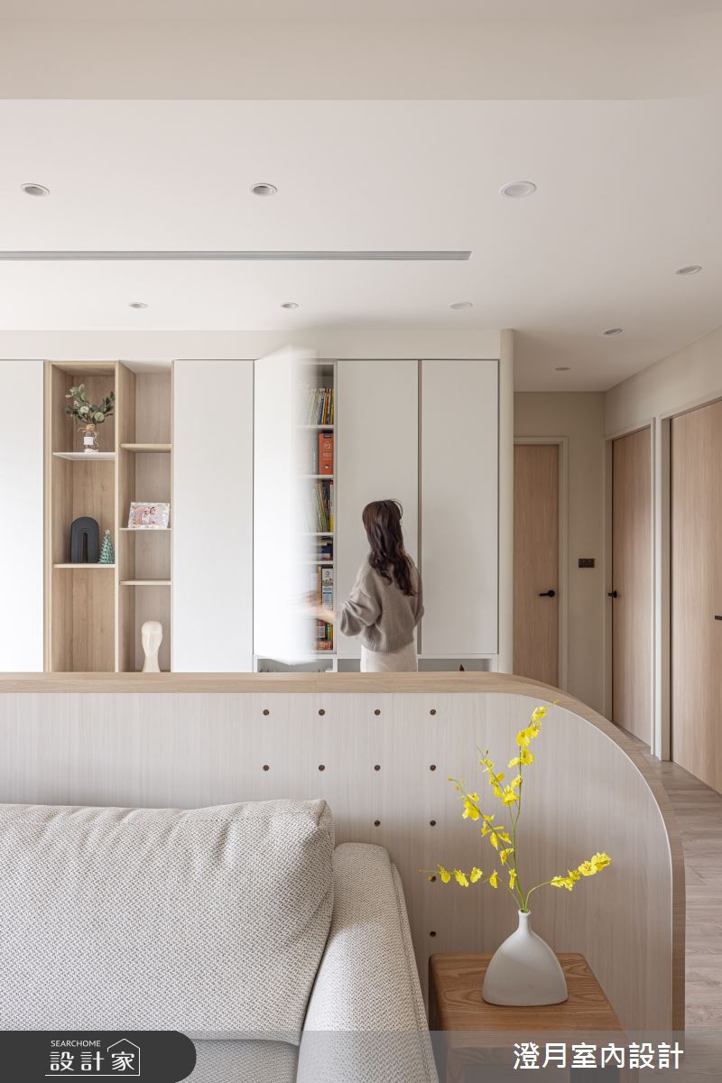 30坪毛胚屋＿北歐風客廳案例圖片＿澄月室內設計＿澄月_20之16
