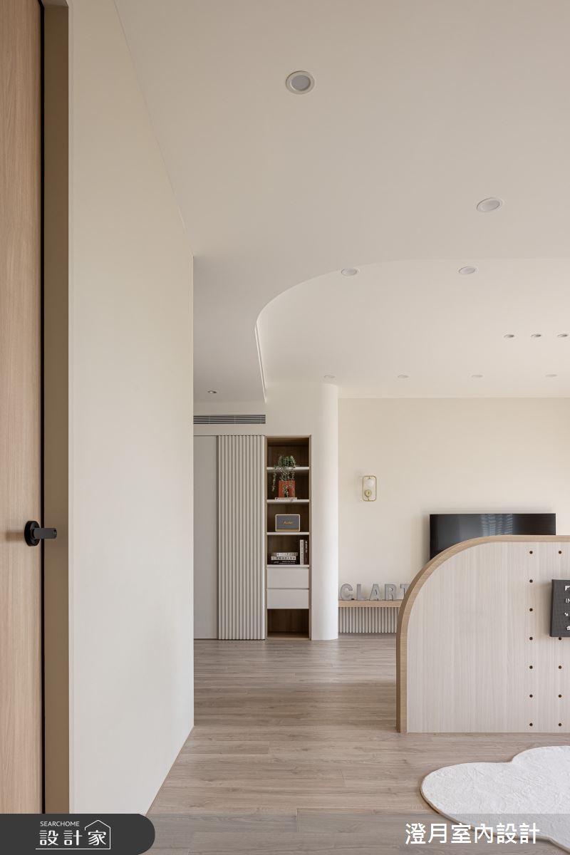 30坪毛胚屋＿北歐風客廳走廊案例圖片＿澄月室內設計＿澄月_20之23
