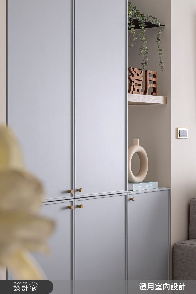 45坪預售屋＿現代輕美式風客廳案例圖片＿澄月室內設計＿澄月_21之9