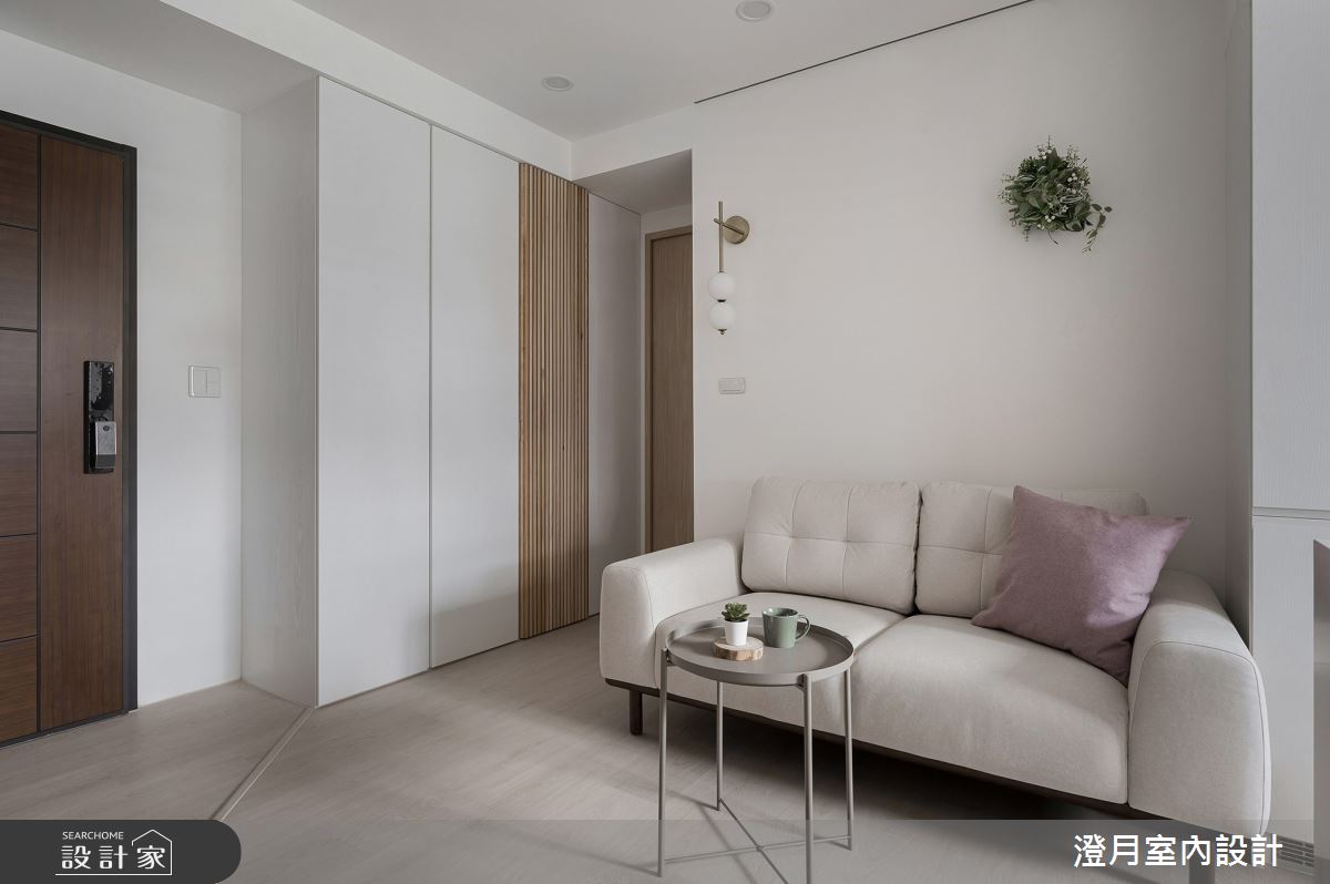 11坪預售屋＿日式無印風玄關客廳案例圖片＿澄月室內設計＿澄月_22之1