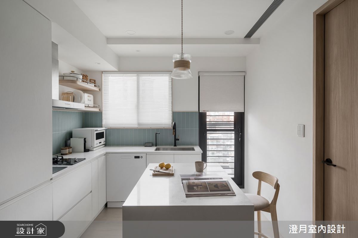 11坪預售屋＿日式無印風廚房中島案例圖片＿澄月室內設計＿澄月_22之9