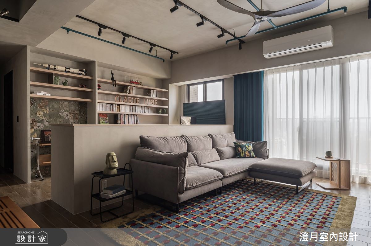 30坪預售屋＿混搭風客廳案例圖片＿澄月室內設計＿澄月_23之17