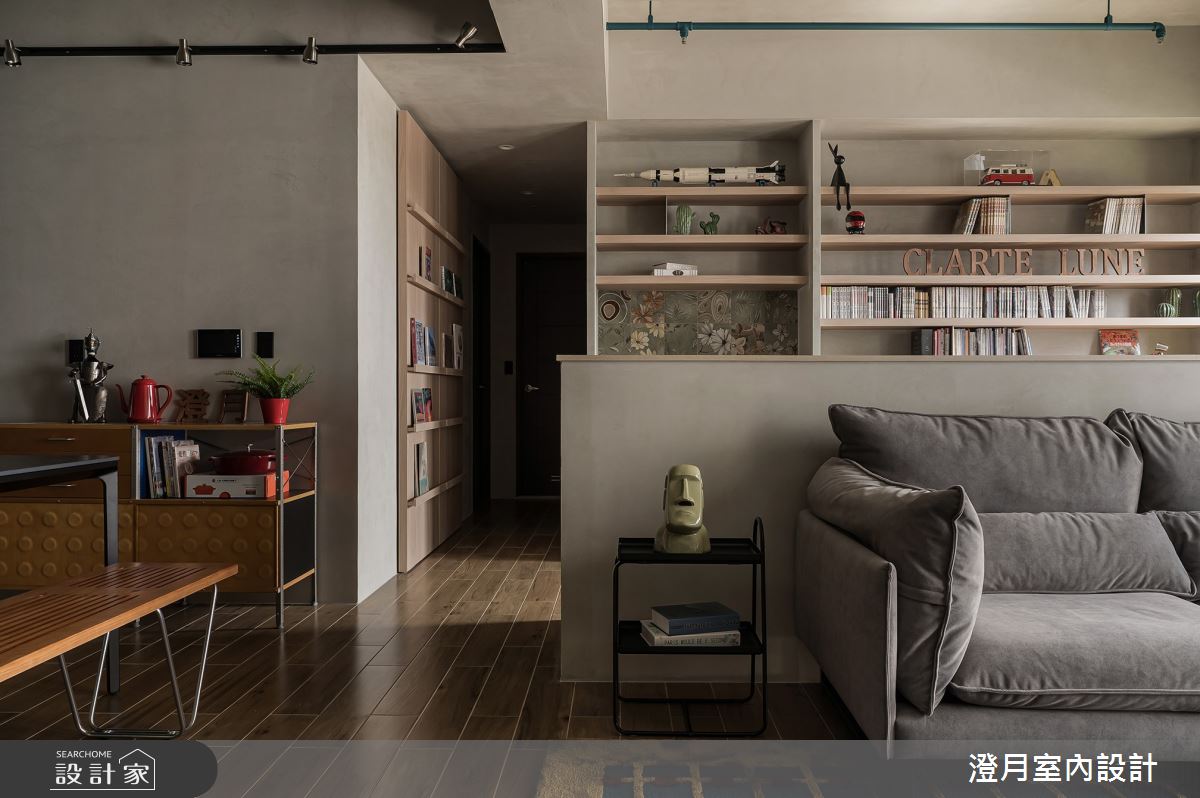 30坪預售屋＿混搭風客廳餐廳走廊案例圖片＿澄月室內設計＿澄月_23之16