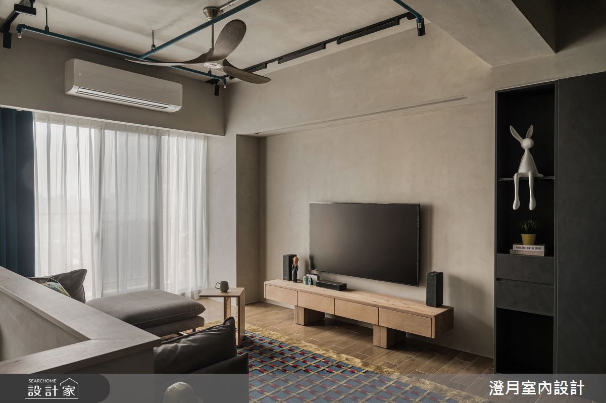 30坪預售屋＿混搭風客廳案例圖片＿澄月室內設計＿澄月_23之9