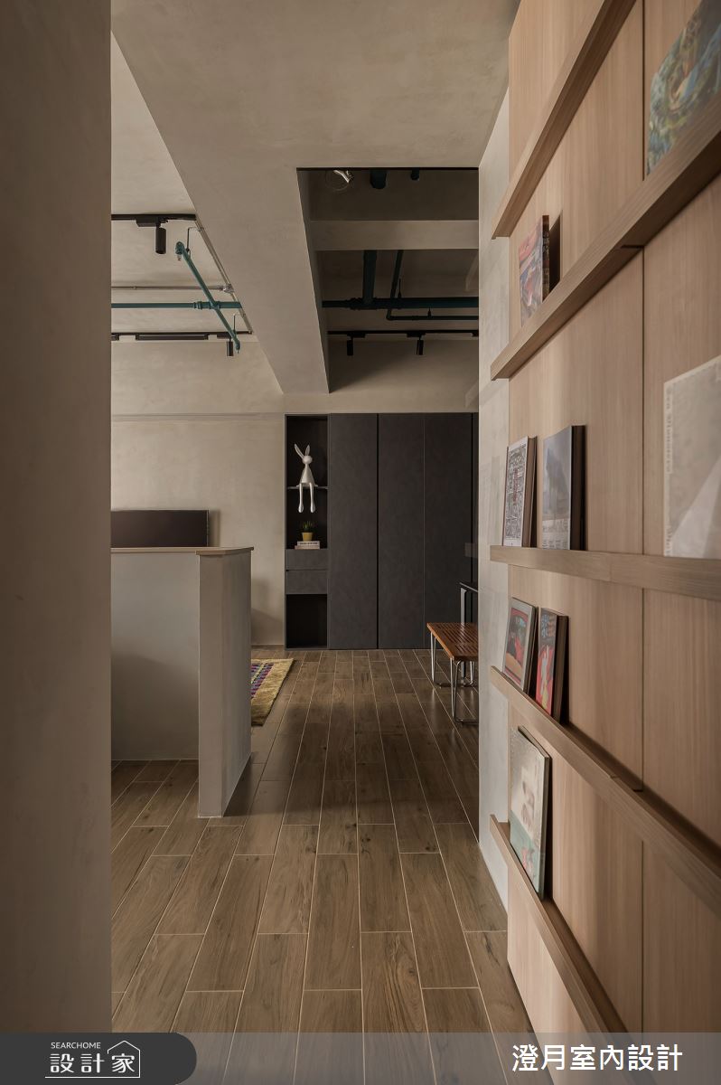 30坪預售屋＿混搭風走廊案例圖片＿澄月室內設計＿澄月_23之21