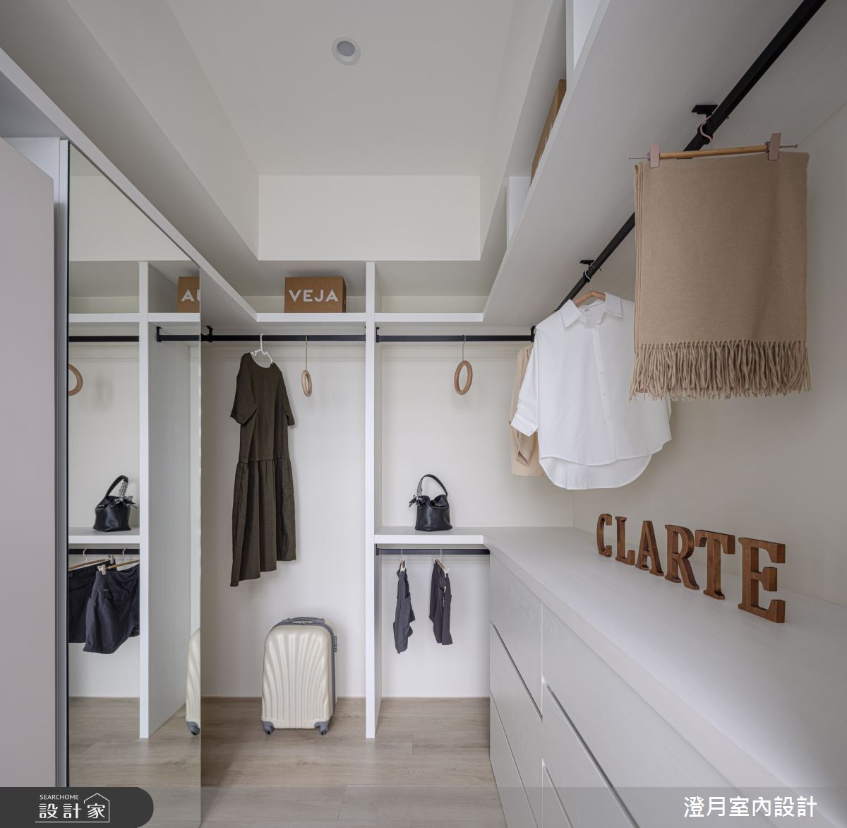 30坪預售屋＿北歐風更衣間案例圖片＿澄月室內設計＿澄月_24之16
