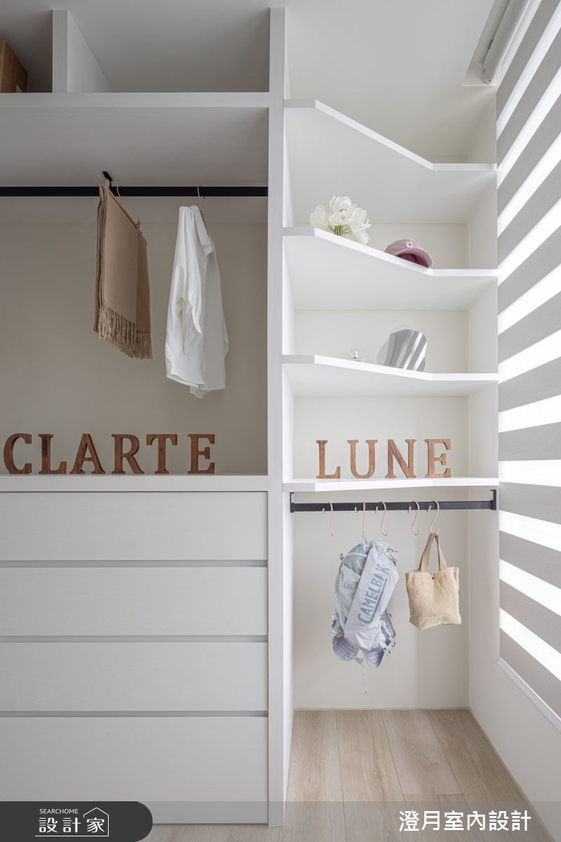 30坪預售屋＿北歐風更衣間案例圖片＿澄月室內設計＿澄月_24之15