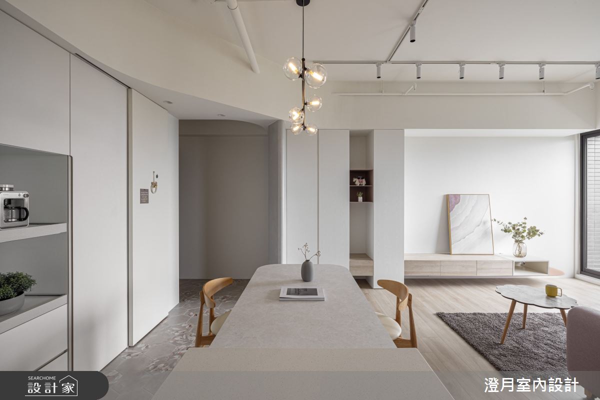 30坪預售屋＿北歐風客廳餐廳案例圖片＿澄月室內設計＿澄月_24之4