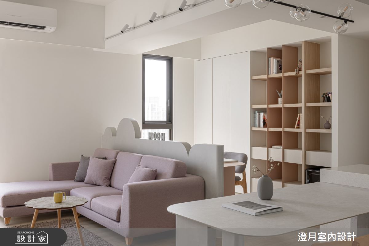 30坪預售屋＿北歐風客廳餐廳書房案例圖片＿澄月室內設計＿澄月_24之5
