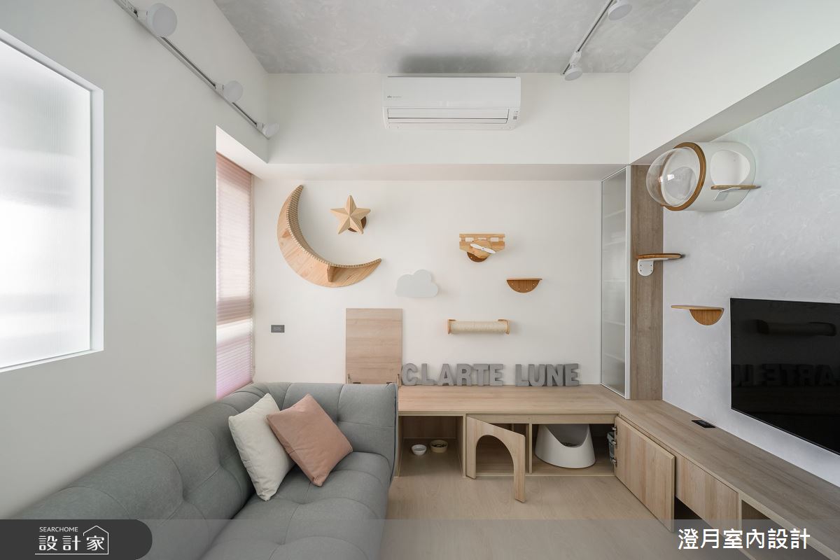 12坪預售屋＿北歐風客廳寵物案例圖片＿澄月室內設計＿澄月_25之11